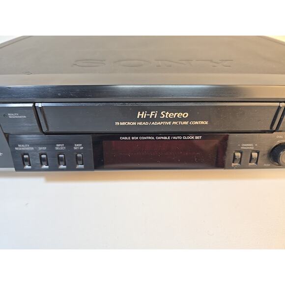 Sony 4 Head HiFi Stereo VCR VHS Player SLV-789HF No remote Functional - Picture 3 of 12